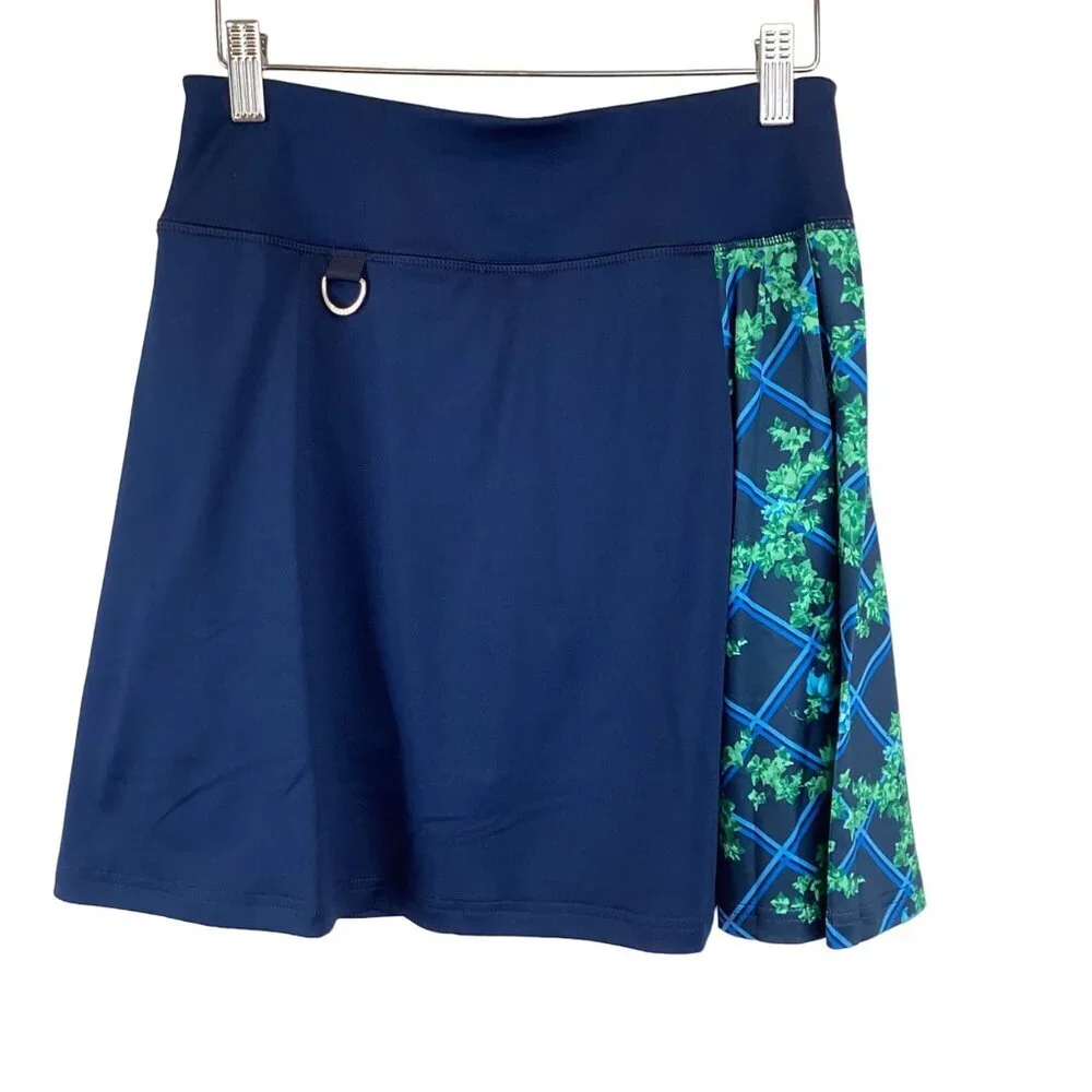 Tuckernuck Navy English Ivy Helen Golf Skirt Size Small Athletic‎ Stretch Skort
